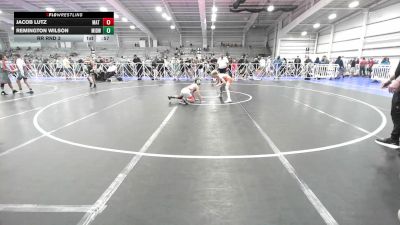 85 lbs Rr Rnd 3 - Jacob Lutz, Mat Warriors PWC vs Remington Wilson, Midwest RTC