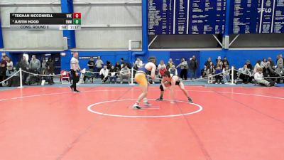 165 lbs Cons. Round 5 - Justin Hood, Emmanuel College vs Teghan McConnell, Western New England