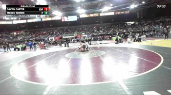 157 lbs Champ. Round 1 - Mason Torres, Post Falls vs Gavvin Carter, Newport