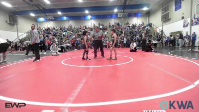 67 lbs Quarterfinal - Gunnar Humbyrd, Jay Wrestling Club vs Corbin Parker, Broken Arrow Wrestling Club