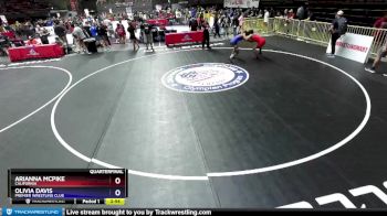 138 lbs Quarterfinal - Arianna McPike, California vs Olivia Davis, Premier Wrestling Club