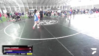 130 lbs Quarterfinal - Kendall Chapman, CA vs Isla Baeza, UT