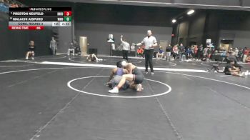125 lbs Cons. Round 3 - Preston Neufeld, Doane University vs Malachi Aispuro, Waldorf (Iowa)