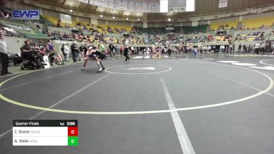 113 lbs Quarterfinal - Zhan Baker, Mountain Home Flyers Youth Wrestling Club vs Asa Welk, Arkansas