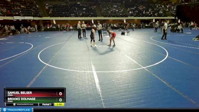 108 lbs Champ. Round 2 - Brooks Dolmage, Iowa vs Samuel Belser, Iowa