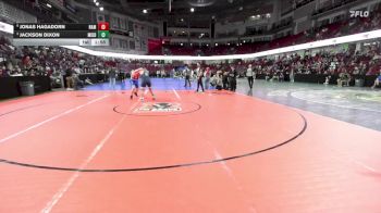 215 lbs Quarterfinal - Jackson Dixon, Middleton vs Jonas Hagadorn, Nampa