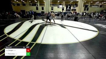 215 lbs Semifinal - Jason Singer, Faith Christian Academy vs Tyler Palumbo, Christian Brothers Academy