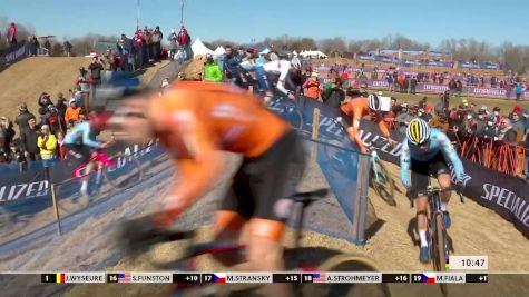 Highlight: Pileup In Men's U23 2022 UCI Cyclocross World Championships