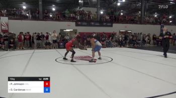 70 kg Quarterfinal - Paniro Johnson, Cyclone Regional Training Center C-RTC vs Daniel Cardenas, Bear Cave Wrestling Club
