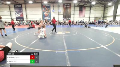 106 lbs Rr Rnd 3 - Brennan Fillhart, Muddawg Wrestling Club vs Blake Doss, Indiana Outlaws Yellow