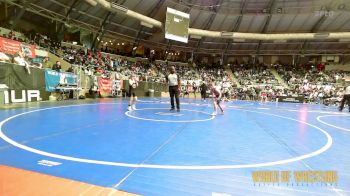 75 lbs Round Of 32 - Logan Craft, Simmons Academy Of Wrestling vs Navy Denton, McDominate Training Center