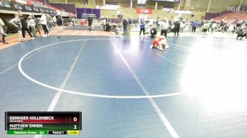 150 lbs Champ. Round 2 - Deringer Hollenbeck, Oklahoma vs Matthew Ennen, Minnesota