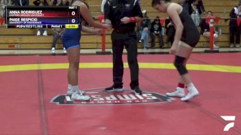 131 lbs Quarterfinal - Anna Rodriguez, Eastern Oregon University vs Paige Respicio, University Of Providence
