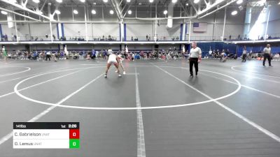 141 lbs Consi Of 8 #1 - Clayton Gabrielson, Unattached-University Of Maryland vs Dario Lemus, Unattached-University Of Maryland