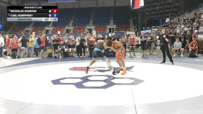 138 lbs Quarters - Nicholas Sorrow, Michigan vs Cael Humphrey, California