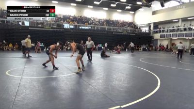149 lbs Champ. Round 2 - Kaden Pryor, Cuesta College vs Sean Otero, Cerritos College