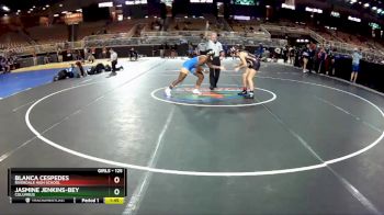 125 lbs Semifinal - Blanca Cespedes, Riverdale High School vs Jasmine Jenkins-Bey, Columbus