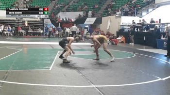 6A 132 lbs 1st Place Match - Zeke Smith, Mortimer Jordan HS vs Camden Fielder, Athens