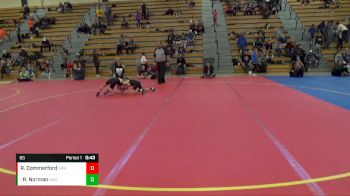 65 lbs Semifinal - Ryker Norman, Ubasa Wrestling Academy vs Russell Commerford, Summit Wrestling Academy