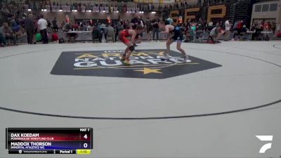 132 lbs Champ. Round 1 - Dax Koedam, Powerhouse Wrestling Club vs Maddox Thorson, Immortal Athletics WC