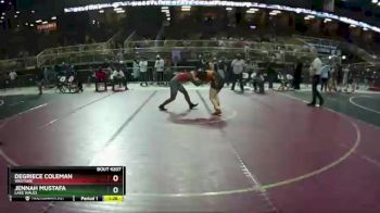 145 lbs Quarterfinal - Jennah Mustafa, Lake Wales vs Degriece Coleman, Westside