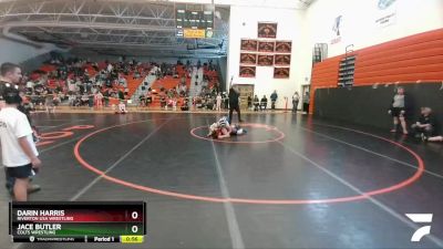 187 lbs Round 2 - Jace Butler, Colts Wrestling vs Darin Harris, Riverton USA Wrestling