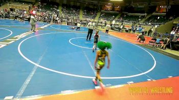 45 lbs Consolation - Cosette McNiel, Nebraska Wrestling Academy vs Tyanna Evans, Orchard South WC