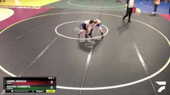 130 lbs Quarterfinal - James Arnold, LAMR vs Austin Harberts, Adrian