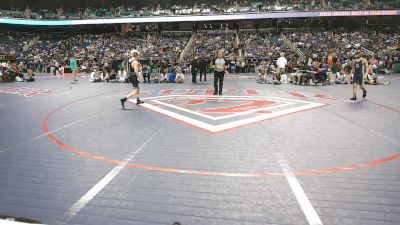 5A 106 lbs Cons. Semi - Landon Mantz, Smoky Mountain High School vs Allen Dunn, High Point Central
