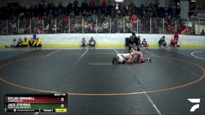 65 lbs Cons. Semi - Jack Stevens, Wrestling University vs Dylan Grinnell, Lakewood WC