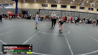 96 lbs Round 2 (4 Team) - Lucas Layne, Team Gotcha vs Xavier Bernthal, Legacy Dragons