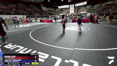 92 lbs Champ. Round 2 - Amari Carr, CORE Wrestling vs Dakota Vatalaro, Spring Hills Wrestling