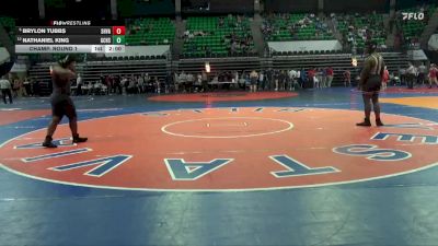 6A 215 lbs Champ. Round 1 - Brylon Tubbs, Shades Valley vs Nathaniel King, Gadsden City