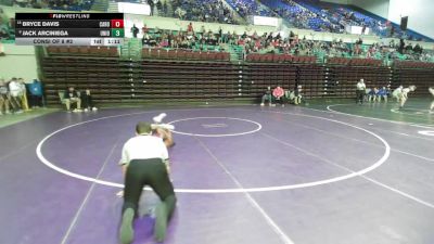 113 lbs Consi Of 8 #2 - Bryce Davis, Carolina vs Jack Arciniega, Union County