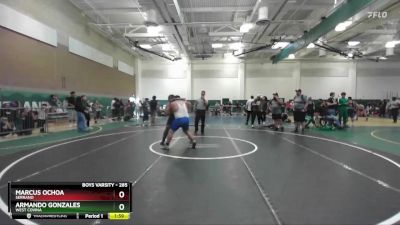 285 lbs Champ. Round 3 - Marcus Ochoa, Serrano vs Armando Gonzales, West Covina