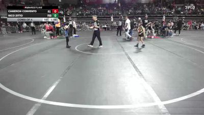 50 lbs Quarterfinal - Cameron Convento, All I See Is Gold Academy vs Nico Zitto, Pride WC