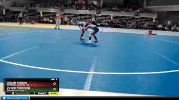 70 lbs Finals (8 Team) - Jonah Karow, Zumbrota-Mazeppa vs Kyper DeRosier, Brainerd/Pillager