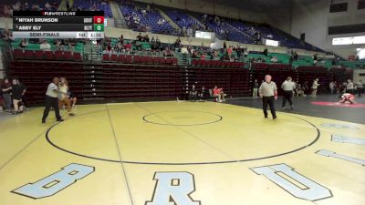 190 lbs Semifinal - Niyah Brunson, South Florence vs Abby Ely, Blythewood