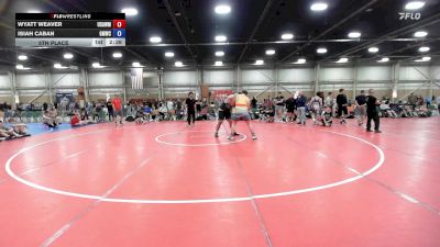 129 kg 5th Place - Wyatt Weaver, USAW Maine - HSE vs Isiah Caban, Gold Medal WC - HSE