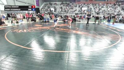 61 kg Cons. Sub-rd Of 16 - Sophia Rimbert, Volcano Vista High School Wrestling vs Avery Fitzgerald, Ranger 47 Wrestling Club
