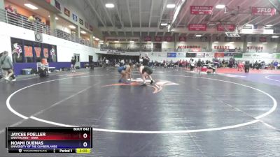 191 lbs Quarterfinal - Jaycee Foeller, Unattached - Iowa vs Noami Duenas, University Of The Cumberlands