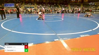 61 lbs Quarterfinal - Emmanuel Salazar, Grindhouse Wrestling vs Chattan Campbell, WTC