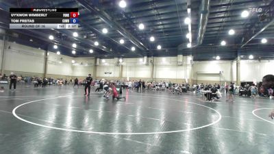 126 lbs Round Of 16 - Uy'Kwon Wimberly, Funky Monkey vs Tom Freitas, Cowboy Wrestling Club