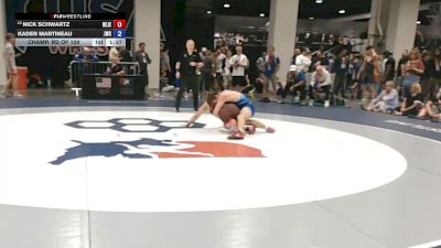 71 kg Champ. Rd Of 128 - Nick Schwartz, New Jersey vs Kaden Martineau, Juab Wrestling Club