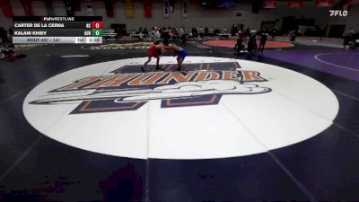 141 lbs Cons. Round 4 - Carter De La Cerna, North Central vs Kalani Khiev, Aurora Universtiy