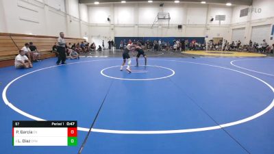 97 lbs Champ. Round 1 - Lukas Diaz, College Prep WA vs Pacifico Jr. Garcia, El Nino