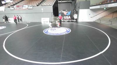49 lbs 7th Place Match - Benjamin Rojas, Granite Wrestling Club vs Gabriel Gutierrez, Ripon Tribe Wrestling Club