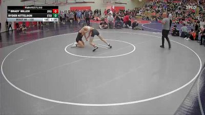 132 lbs Champ. Round 1 - Ryder Kittelson, Battle Ground vs Brady Miller, Sprague