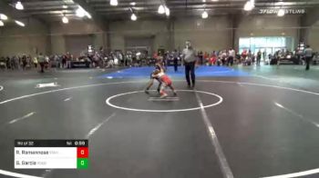 58 lbs Prelims - Ryker Romannose, Standfast vs Giovanni Garcia, Rough Riders