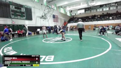 113 lbs Champ. Round 2 - Deegan Bell, Etiwanda vs Aaron Sandoval Mendoza, Anaheim